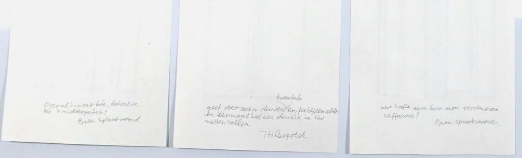 Siep van den Berg: 3 Tekeningen, Met Spreekwoord kopen? Bied vanaf 1!