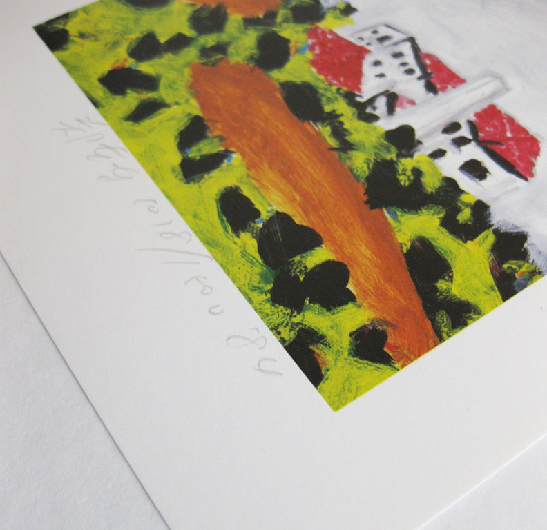Cheng Tsai-Tung  - Landscape - Originele grafiek - 1984 - Handgesigneerd kopen? Bied vanaf 20!