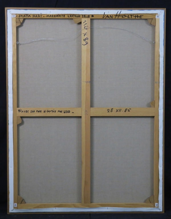 Jan van Holthe: Olieverf op doek, Mata Hari - Ingelijst (Groot) kopen? Bied vanaf 250!