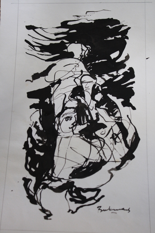 EXPRESSIE FIGUREN - INKT - van AD BEEKMANS Brabantse schilder kopen? Bied vanaf 18!