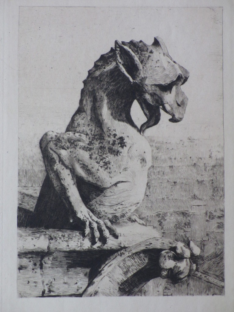 Onbekend, M.Danse?, Waterspuwer kathedraal, Ets kopen? Bied vanaf 1!