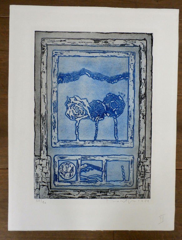 Jan Montyn - ets: Winter (de vier jaargetijden) - 1989 kopen? Bied vanaf 150!