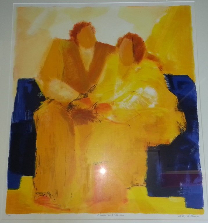 Wil Willemsen - Zeefdruk 74/125 handgesigneerd (groot en ingelijst) verkocht voor € 75!