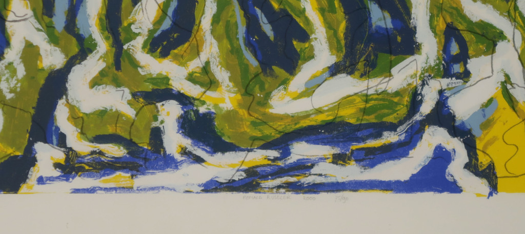 Ronald Ruseler: Litho, Eilanden - Ingelijst kopen? Bied vanaf 1!