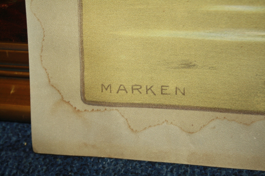 MARKER MEISJE   - LITHO UIT 1902 VAN POTHAST kopen? Bied vanaf 19!