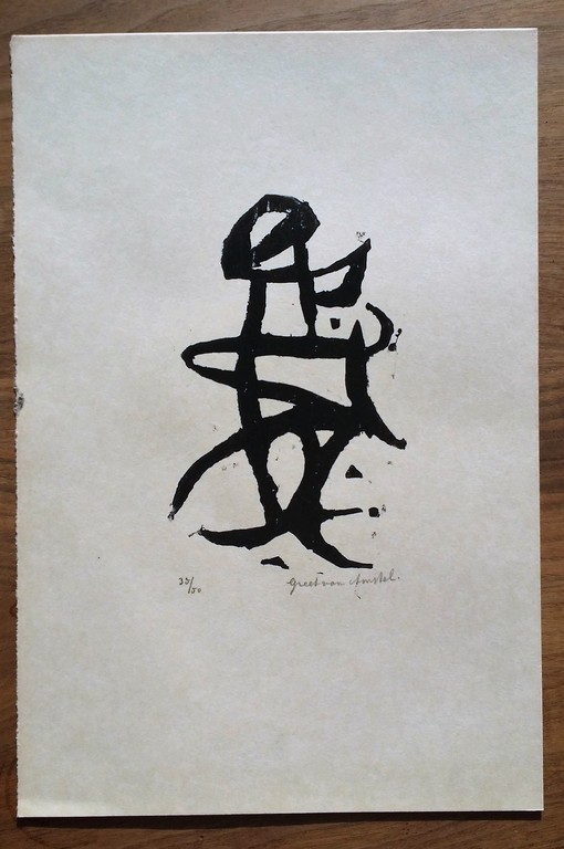 Greet van Amstel - Litho / Steendruk - 'Compositie' kopen? Bied vanaf 1!