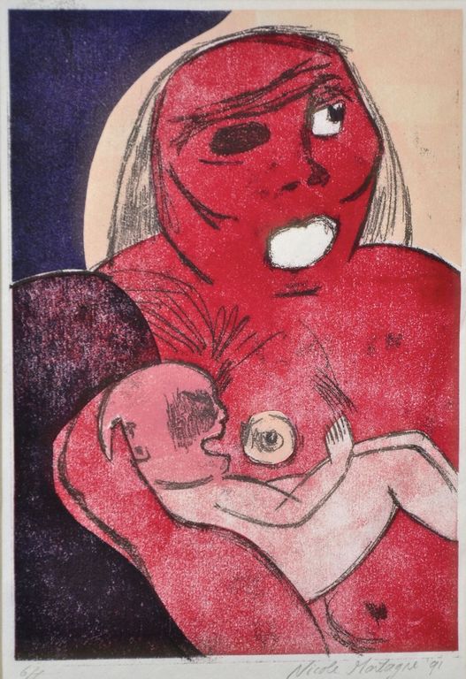 Nicole Montagne: Sjabloondruk. Moeder en kind kopen? Bied vanaf 1!