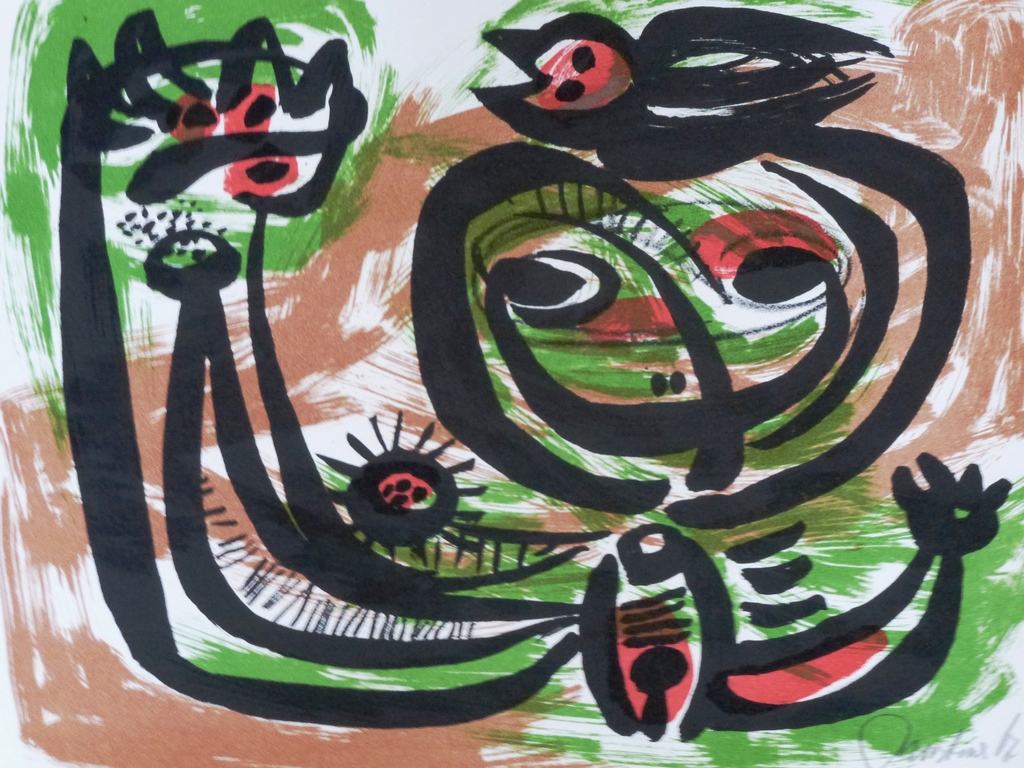 Anton Rooskens, Litho: compositie, 1967, handgesigneerd en genummerd kopen? Bied vanaf 350!