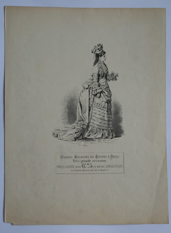 lithografie - Frans mode - circa 1900 kopen? Bied vanaf 1!