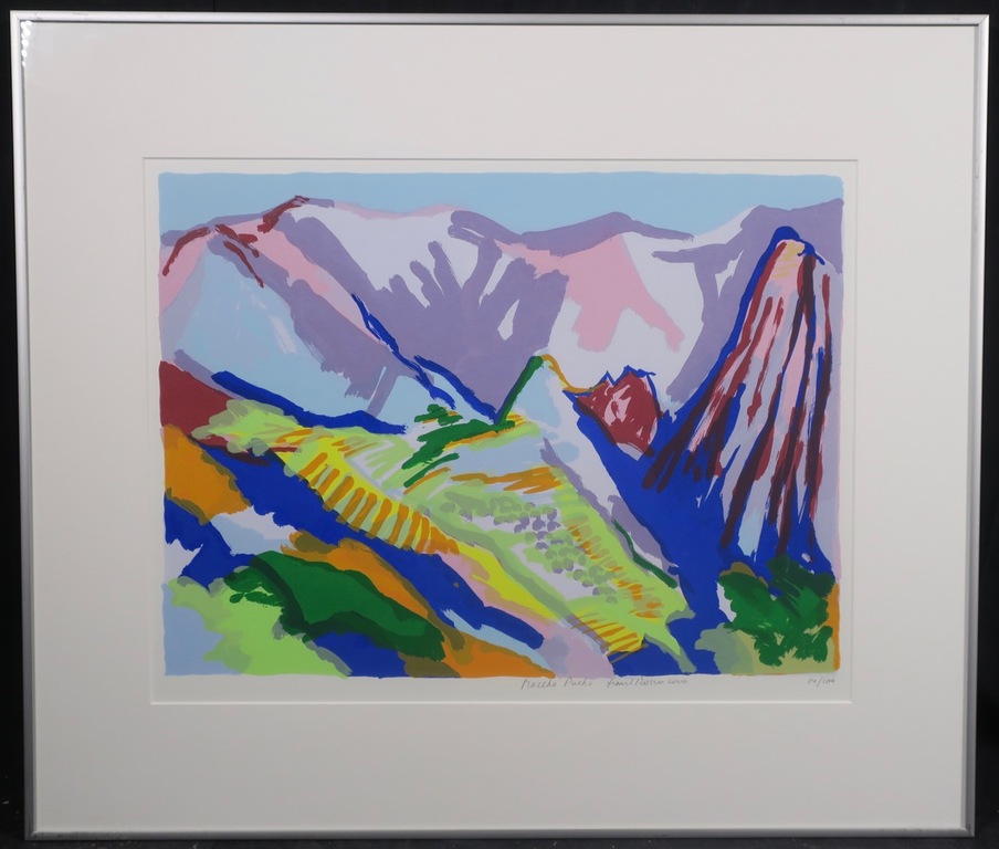 Frank Rosen: Zeefdruk, Maccho Pucho - Ingelijst verkocht voor € 117!