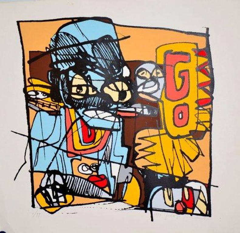 George Heidweiller: Litho 'Go!', 1999 kopen? Bied vanaf 1!