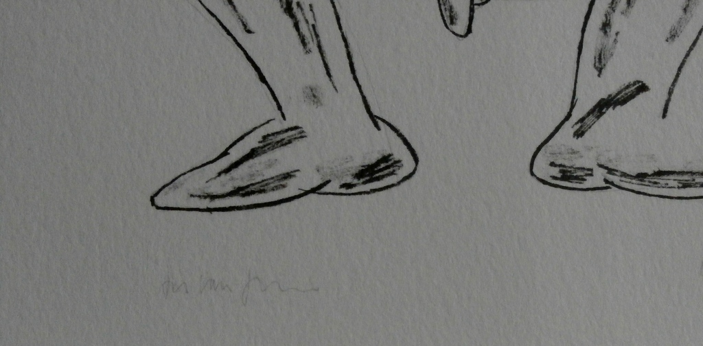 Arie van Geest - gemengde techniek - 1985 - uit de collectie van Gerard Reve kopen? Bied vanaf 50!