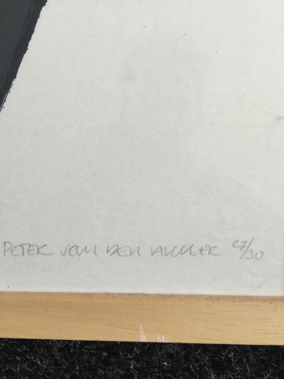 2 x Peter v/d Akker zeefdruk kopen? Bied vanaf 1!