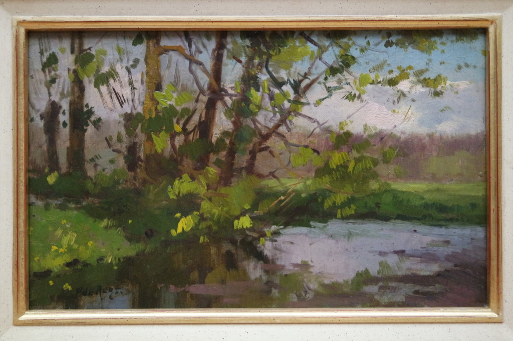 Pieter de Regt (1877-1960) - olieverf op doek - landschap verkocht voor € 275!