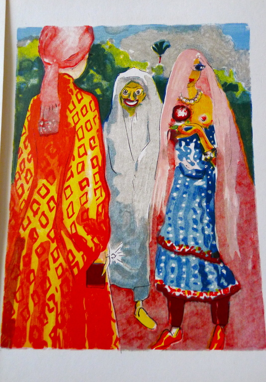 Kees van Dongen,niet één maar 3 Houtgravures uit 1001 nacht. kopen? Bied vanaf 70!