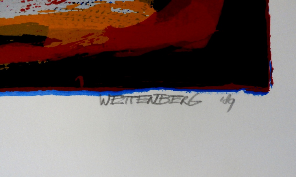 Siebrand Weitenberg - zeefdruk - 1989 kopen? Bied vanaf 45!