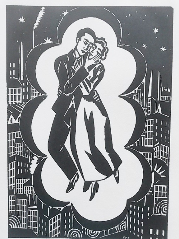 Frans Masereel, houtsnede, uit La Ville 1928 verkocht voor € 45!