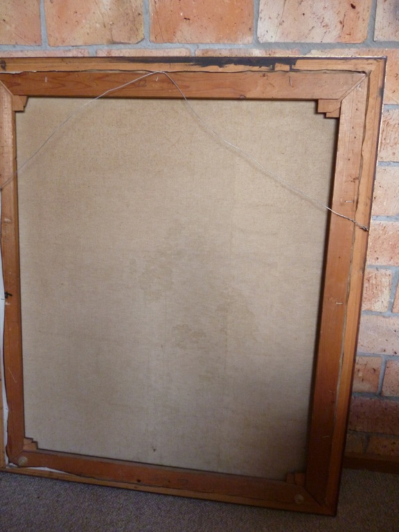 W.A. van der Colk - olieverf - Interieur kweektuin kopen? Bied vanaf 275!