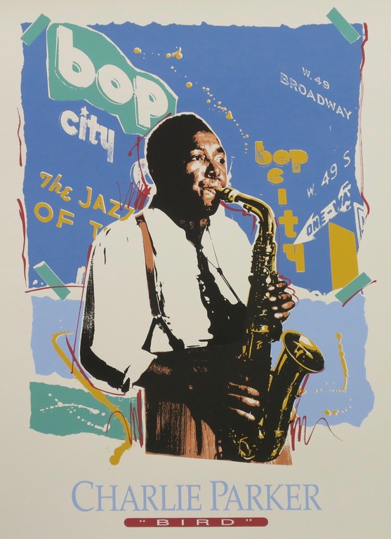 Onbekend ongesigneerd: Zeefdruk, Charlie Parker kopen? Bied vanaf 1!