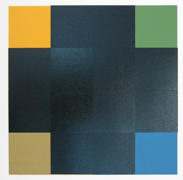 Michiel Duvekot: Lino, Geometrische compositie met vierkanten, Nr. 1 verkocht voor € 55!