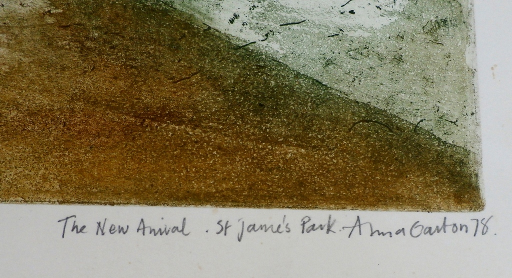 Onbekende kunstenaar - ets: The new arrival St Jame's Park kopen? Bied vanaf 1!