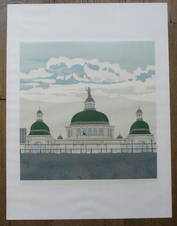 Sees Vlag - zeefdruk: Seinpost Scheveningen - 1976 kopen? Bied vanaf 75!