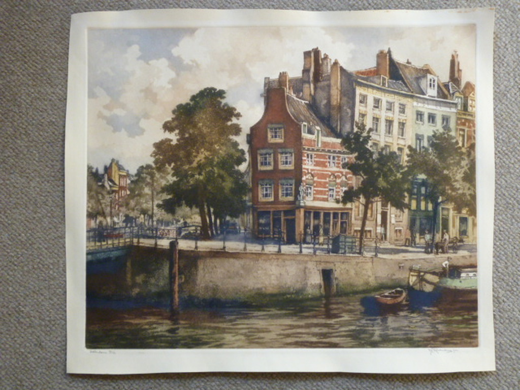 H.E.Roodenburg - kleurenets - Spaansche kade, Rotterdam kopen? Bied vanaf 50!