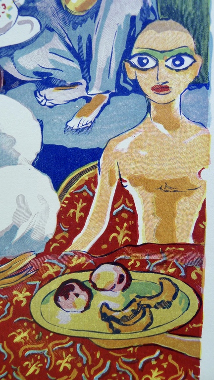 Kees van Dongen,Houtgravure ,''Le réveil d'Aboul-Hassan,gravure uit 1001 nacht. kopen? Bied vanaf 15!