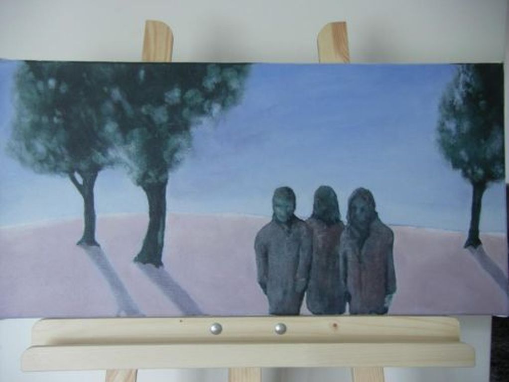 Ad van Riel, schilderij zonder titel verkocht voor € 99!