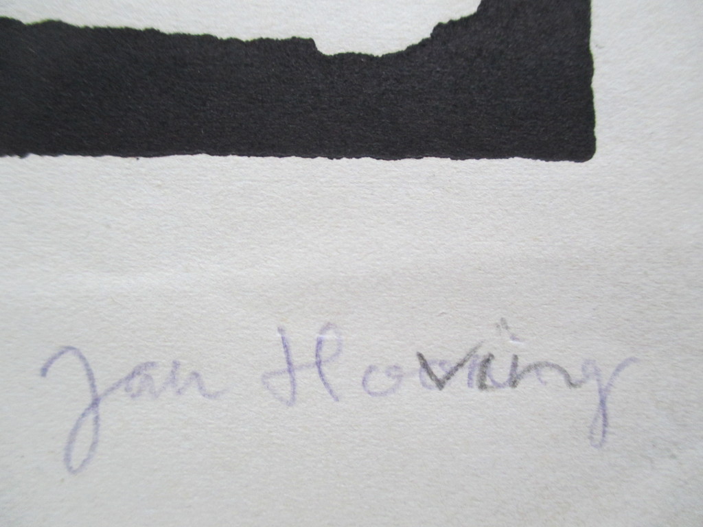 Jan Hoving - Jan Hoving, houtsnede kopen? Bied vanaf 15!