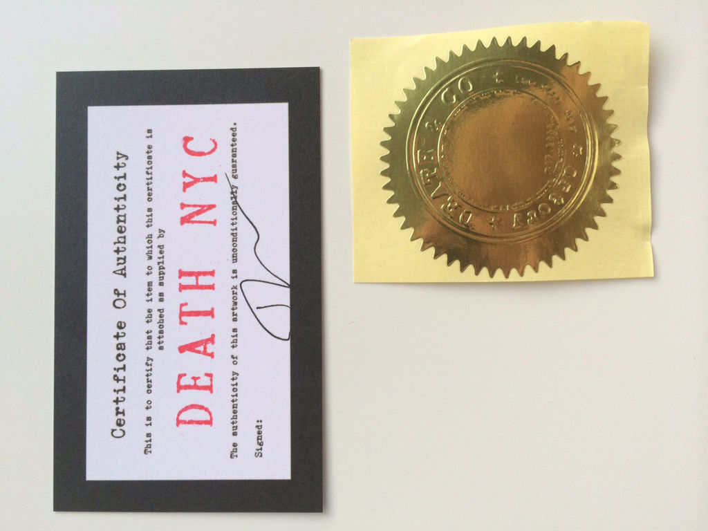  Death NYC Limited Edition Signed Graffiti painting Art Print "Monroe Tattoo" kopen? Bied vanaf 1!