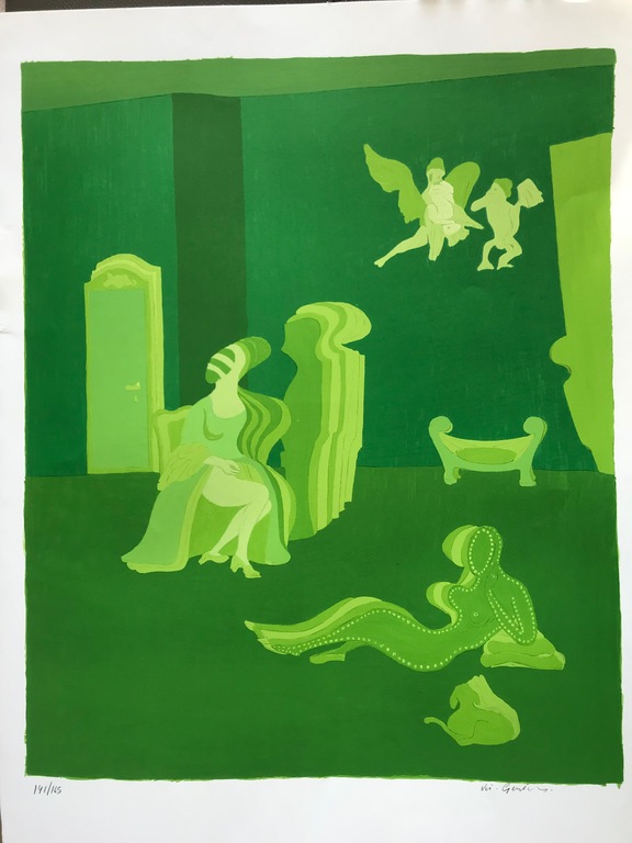 Vic Gentils - Mooie gesigneerde litho kopen? Bied vanaf 115!