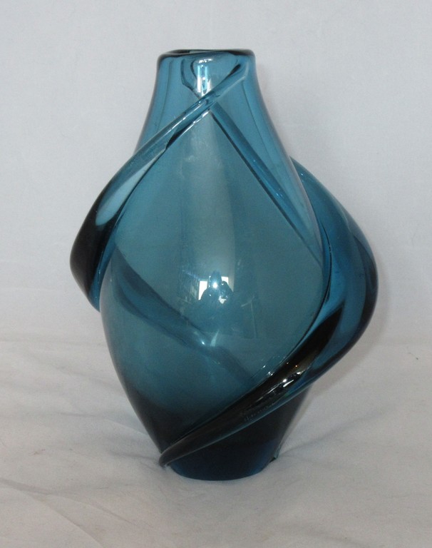 Frantisek Zemek voor ZBS - Blauw free form vaasje kopen? Bied vanaf 28!