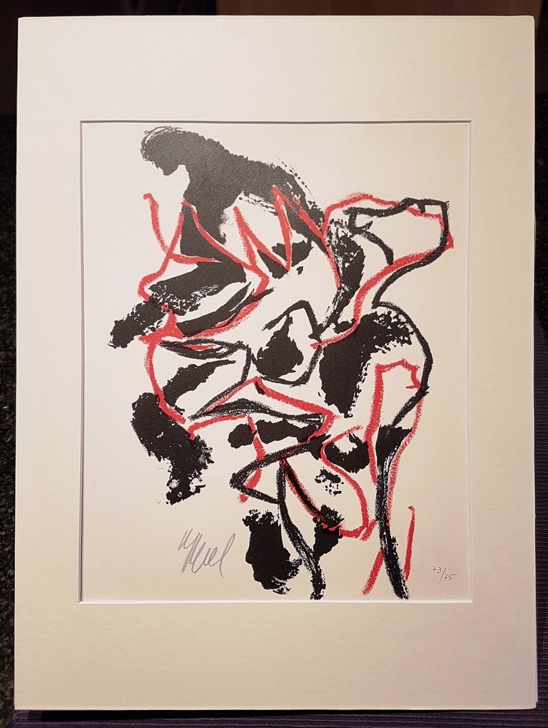 Karel Appel - Kleurenlitho - uit 'Unteilbares teil' - 1961 kopen? Bied vanaf 350!