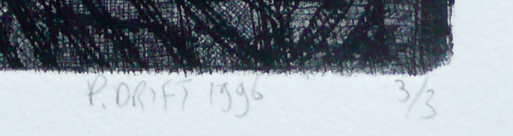 Pieter Drift: ets, "Knoflook?" kopen? Bied vanaf 1!