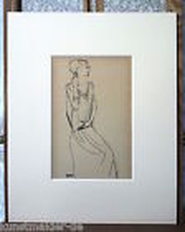 Gustav Klimt - "Tänzerin" - Lithografie - Gustav Glück Edition 1922 verkocht voor € 99!