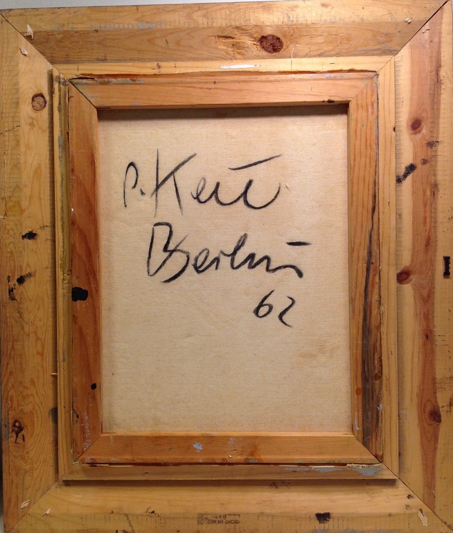 Peter Keil, acryl op doek, Frau kopen? Bied vanaf 300!