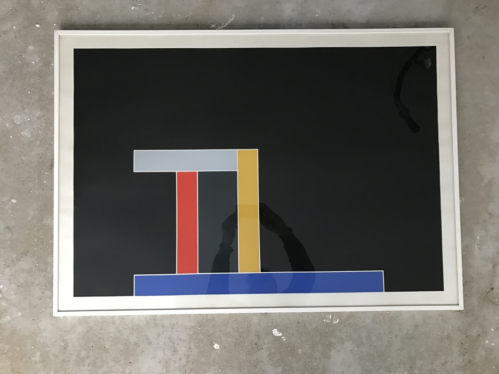Per Arnoldi  ZEEFDRUK  LIGGENDE STOEL 1990 verkocht voor € 65!