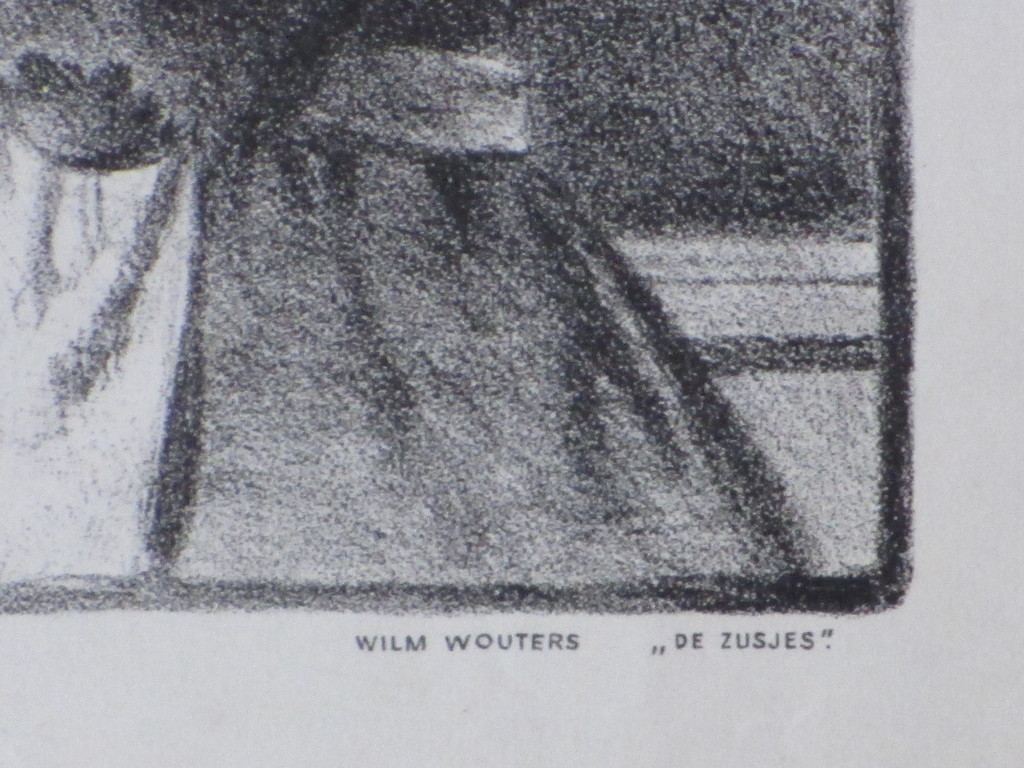 Wilm Wouters, De Zusjes, Litho kopen? Bied vanaf 30!