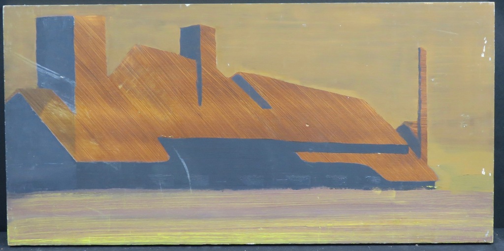 Marcel Doorduin: Acryl op paneel, Boerderij  kopen? Bied vanaf 1!