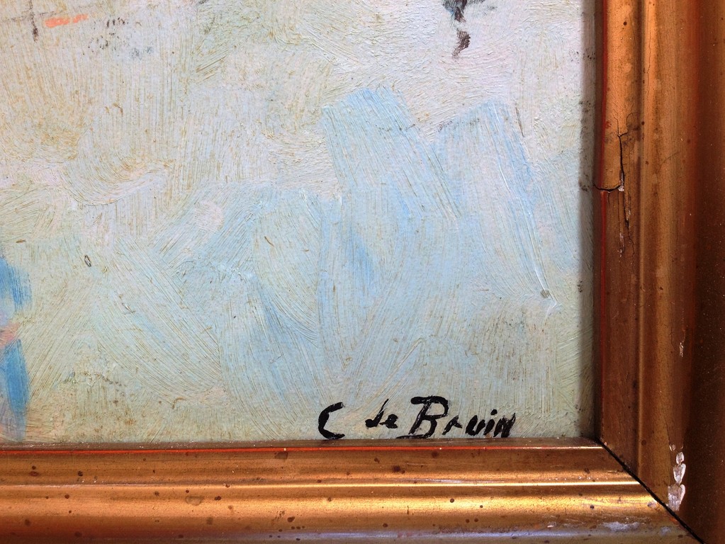 Cornelis de Bruin: Olieverf op paneel, zonder titel kopen? Bied vanaf 1!