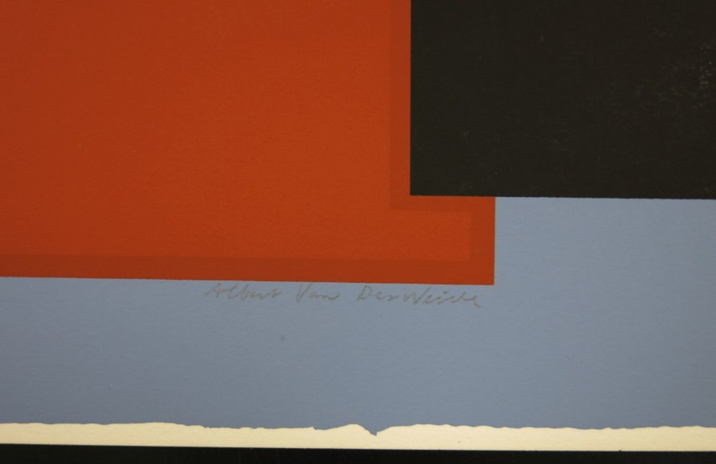 Albert van der Weide: Zeefdruk, Gezicht I kopen? Bied vanaf 1!