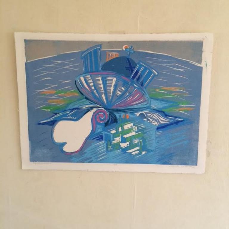 Luuk Scholten Zeefdruk Titel  Cycladen bloem kopen? Bied vanaf 29!