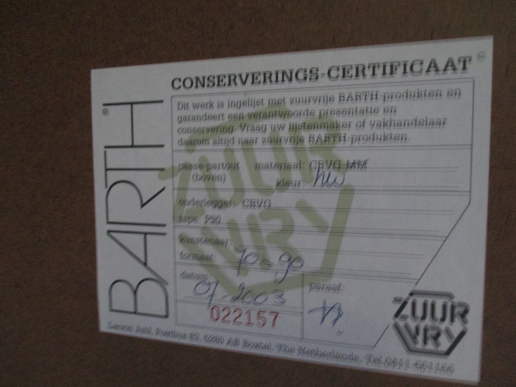 Lon Buttstedt, ingelijste litho 'Himalaya blues V', Barth lijst kopen? Bied vanaf 50!