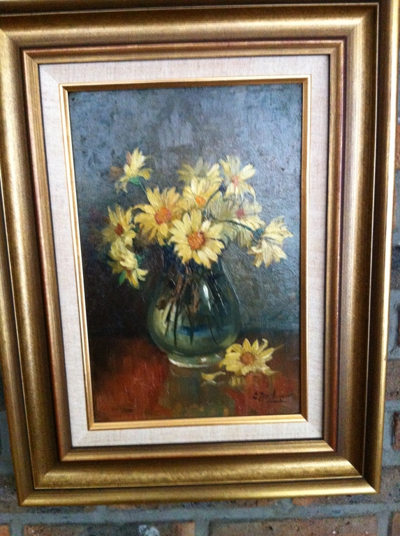 Bloemen in vaas verkocht voor € 100!