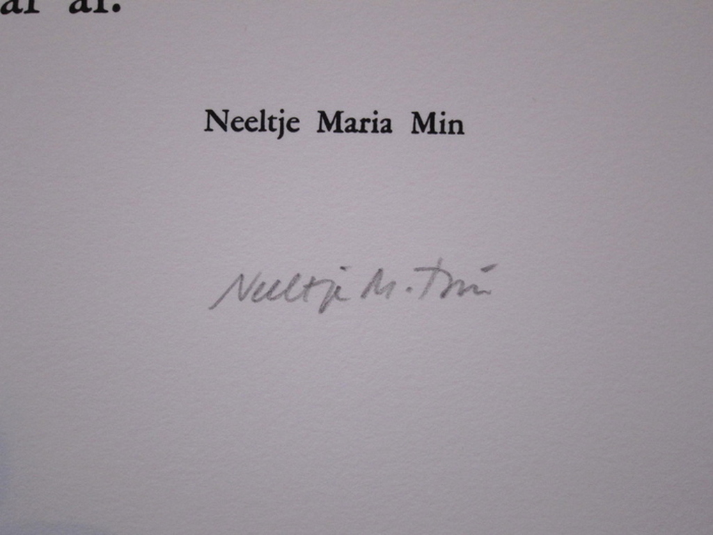 Neeltje Maria Min Zeefdruk: gedicht kopen? Bied vanaf 1!