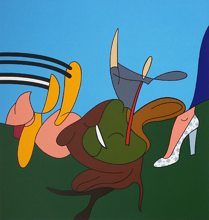 Jules Bekker - Bullfight, zeefdruk kopen? Bied vanaf 30!