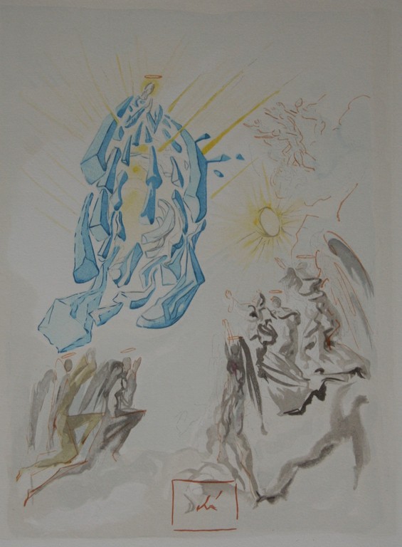 Salvador Dalí (naar), houtsnede naar aquarel, voor Dante's La Divine Comédie - kopen? Bied vanaf 90!