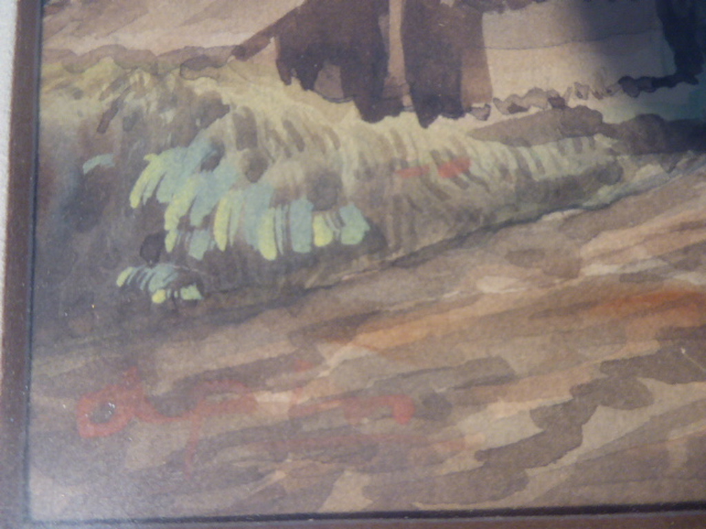 Mochtar Apin (1923-1994) , aquarel, vroeg landschap kopen? Bied vanaf 56!