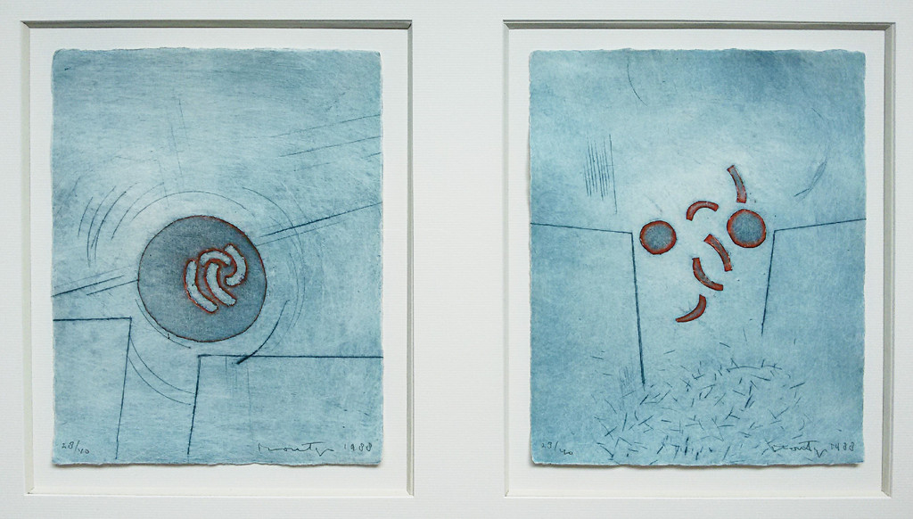 Jan Montyn - Pendant, aquatint etsen (mooi ingelijst) kopen? Bied vanaf 170!